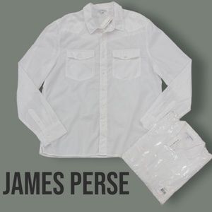 JAMES PERSE Cotton Button Down Shirt
